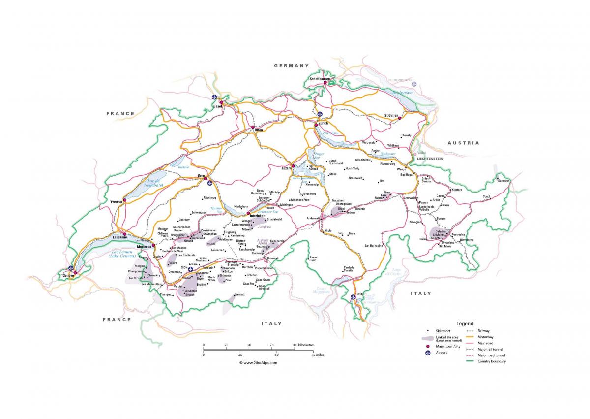 kartta sveitsi metro 