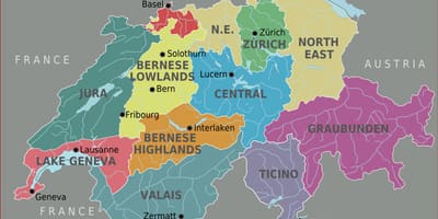 Kartta kaupungin kartta zurich sveitsi